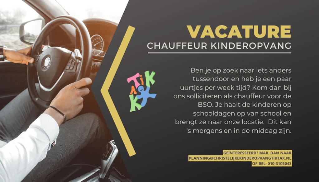 Chauffeur kinderopvang